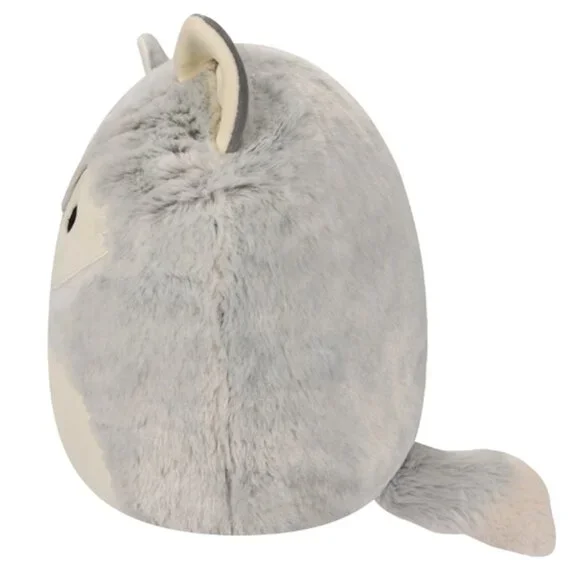 Squishmallows FuzzAMallow Official - Willy the Grey Wolf  - 12 Inch Plush - Picture 2 of 3